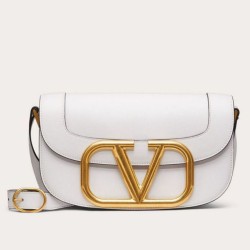 Riproduzione Fedele Valentino Supervee Crossbody Borsa Bianco imitazioni