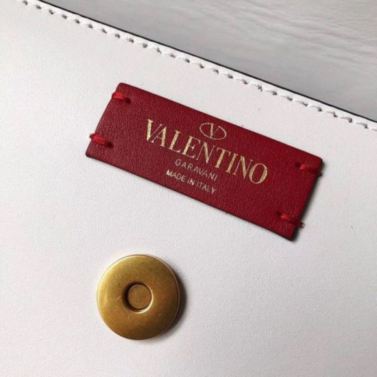 Replica Valentino Supervee Crossbody Borsa Bianco Riproduzione Fedele Valentino Supervee Crossbody Borsa Bianco imitazioni