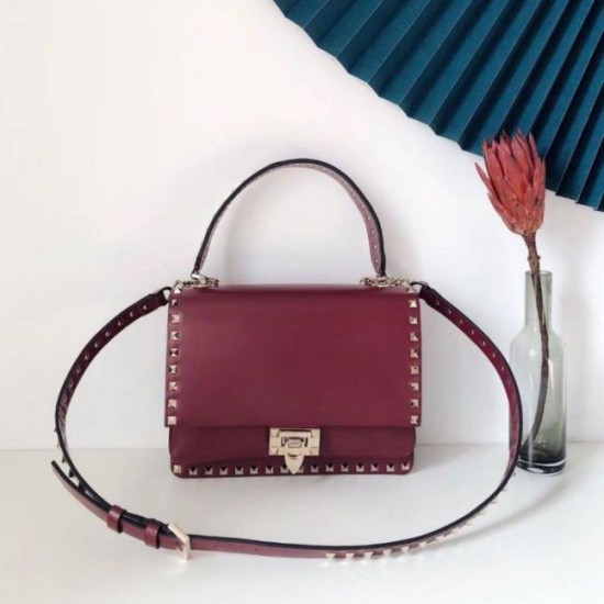 Replica fedele Valentino Rockstud Crossbody Borse Imitazioni Rosso Vitello Riproduzione Fedele fedele Valentino Rockstud Crossbody Borse Imitazioni Rosso Vitello imitazioni