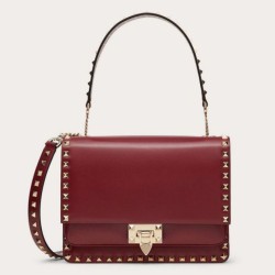 Valentino Rockstud Crossbody Borse Rosso Vitello