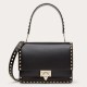 Replica Valentino Rockstud Crossbody Borsa Nero Vitello Riproduzione Fedele Valentino Rockstud Crossbody Borsa Nero Vitello imitazioni