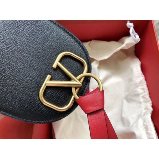 Replica Valentino Piccolo Vring Crossbody Borsa Nero Capra Riproduzione Fedele Valentino Piccolo Vring Crossbody Borsa Nero Capra imitazioni
