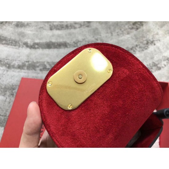 Replica Valentino Piccolo Vring Crossbody Borsa Nero Capra Riproduzione Fedele Valentino Piccolo Vring Crossbody Borsa Nero Capra imitazioni
