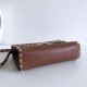 Replica fedele Valentino Rockstud Piccolo Crossbody Borsa Marrone Granulato Riproduzione Fedele fedele Valentino Rockstud Piccolo Crossbody Borsa Marrone Granulato imitazioni
