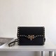 Replica Valentino Rockstud Piccolo Crossbody Borsa Nero Granulato Riproduzione Fedele Valentino Rockstud Piccolo Crossbody Borsa Nero Granulato imitazioni