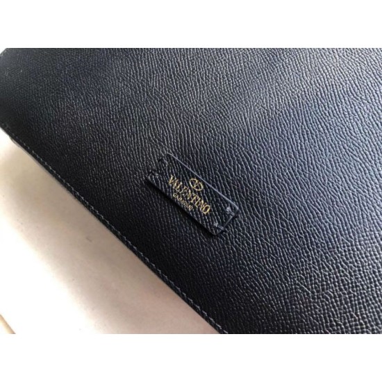 Replica Valentino Vsling Hobo Borsa Nero Vitello Granato Riproduzione Fedele Valentino Vsling Hobo Borsa Nero Vitello Granato imitazioni