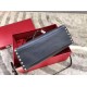 Riproduzione Fedele Valentino Nero Medium Rockstud Top Handle Borsa imitazioni