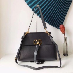 Riproduzione Fedele Valentino Piccolo Vring HandBorsa Nero Buffalo imitazioni