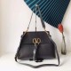 Replica Valentino Piccolo Vring HandBorsa Nero Buffalo Riproduzione Fedele Valentino Piccolo Vring HandBorsa Nero Buffalo imitazioni