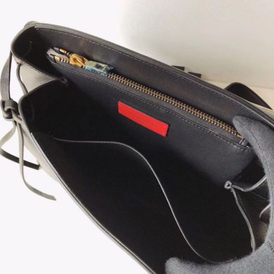 Replica Valentino Piccolo Vring HandBorsa Nero Buffalo Riproduzione Fedele Valentino Piccolo Vring HandBorsa Nero Buffalo imitazioni