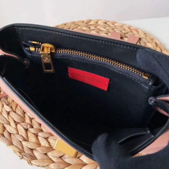 Replica Valentino Piccolo Vring HandBorsa Rosa Buffalo Riproduzione Fedele Valentino Piccolo Vring HandBorsa Rosa Buffalo imitazioni