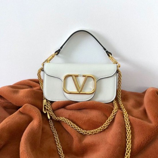 Valentino Loco Piccola Borsa A Tracolla Bianco Vitello Replica Replica Perfette Valentino Loco Piccola Borsa A Tracolla Bianco Vitello imitazioni