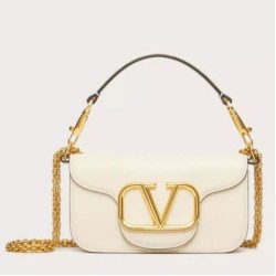 Replica Perfette Valentino Loco Piccola Borsa A Tracolla Bianco Vitello imitazioni