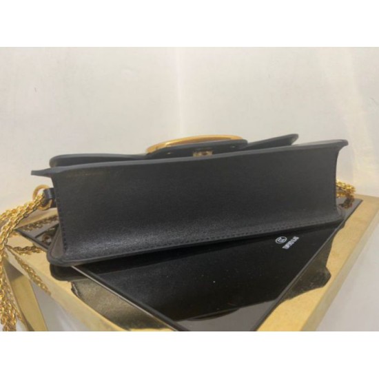 Valentino Loco Grande Borsa A Tracolla Nero Vitello Replica Replica Perfette Valentino Loco Grande Borsa A Tracolla Nero Vitello imitazioni