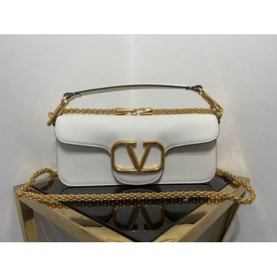 Valentino Loco Grande Borsa A Tracolla Bianco Vitello Replica Replica Perfette Valentino Loco Grande Borsa A Tracolla Bianco Vitello imitazioni