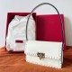 fedele Valentino Rockstud23 Borsa a tracolla vitello bianca Replica Replica Perfette fedele Valentino Rockstud23 Borsa a tracolla vitello bianca imitazioni
