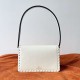 fedele Valentino Rockstud23 Borsa a tracolla vitello bianca Replica Replica Perfette fedele Valentino Rockstud23 Borsa a tracolla vitello bianca imitazioni