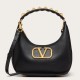 Replica Perfette Valentino Stud Sign Hobo Borsa Nero Vitello imitazioni
