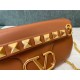 Valentino Stud Sign Borse a tracolla Marrone Nappa Replica Replica Perfette Valentino Stud Sign Borse a tracolla Marrone Nappa imitazioni