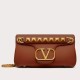 Valentino Stud Sign Borse a tracolla Marrone Nappa Replica Replica Perfette Valentino Stud Sign Borse a tracolla Marrone Nappa imitazioni