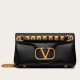 Valentino Stud Sign Borse a tracolla Nero Nappa Replica Replica Perfette Valentino Stud Sign Borse a tracolla Nero Nappa imitazioni