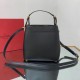 Valentino Supervee Top Handle Borse Firmate Replica Nero Vitello qualità specchio Replica Perfette Valentino Supervee Top Handle Borse Firmate Nero Vitello imitazioni