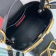 Valentino Supervee Top Handle Borse Firmate Replica Nero Vitello qualità specchio Replica Perfette Valentino Supervee Top Handle Borse Firmate Nero Vitello imitazioni