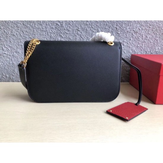 fedele Valentino Medium Vlock Borse a tracolla Nero Vitello Replica Replica Perfette fedele Valentino Medium Vlock Borse a tracolla Nero Vitello imitazioni