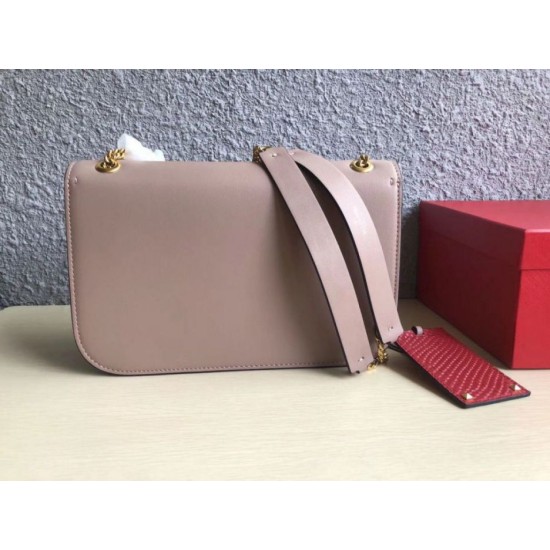 Replica Valentino Medium Vlock Borse a tracolla Poudre Calfskin Riproduzione Fedele Valentino Medium Vlock Borse a tracolla Poudre Calfskin imitazioni