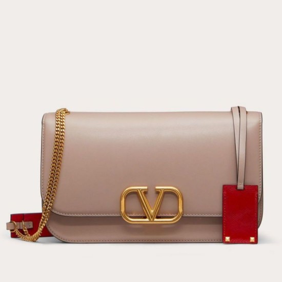 Replica Valentino Medium Vlock Borse a tracolla Poudre Calfskin Riproduzione Fedele Valentino Medium Vlock Borse a tracolla Poudre Calfskin imitazioni