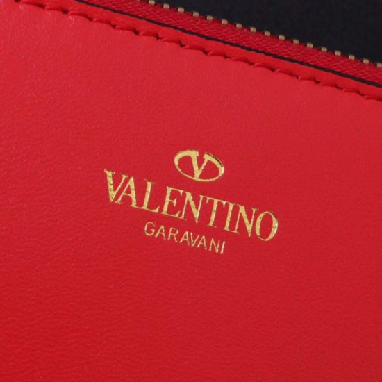 Replica Valentino Garavani Nero Grande Vring Shopping Tote Riproduzione Fedele Valentino Garavani Nero Grande Vring Shopping Tote imitazioni