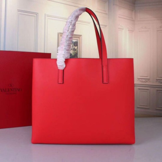 Replica fedele Valentino Garavani Rosso Grande Vring Shopping Tote Riproduzione Fedele fedele Valentino Garavani Rosso Grande Vring Shopping Tote imitazioni