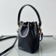 Replica Perfette Valentino VLogo Signature Mini Bucket Borse Imitazioni Nero Calfskin imitazioni