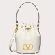 Valentino VLogo Signature Mini Bucket Borsa Bianco Calfskin Replica Replica Perfette Valentino VLogo Signature Mini Bucket Borsa Bianco Calfskin imitazioni