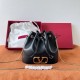 Valentino VLogo Signature Mini Bucket Borsa Nero Replica Replica Perfette Valentino VLogo Signature Mini Bucket Borsa Nero imitazioni