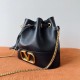 Valentino VLogo Signature Mini Bucket Borsa Nero Replica Replica Perfette Valentino VLogo Signature Mini Bucket Borsa Nero imitazioni