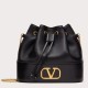 Valentino VLogo Signature Mini Bucket Borsa Nero Replica Replica Perfette Valentino VLogo Signature Mini Bucket Borsa Nero imitazioni