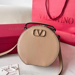 Borsa Replica Mini Valentino VLogo Signature vitello beige qualità specchio Replica Perfette Borsa 1:1 Mini Valentino VLogo Signature vitello beige imitazioni