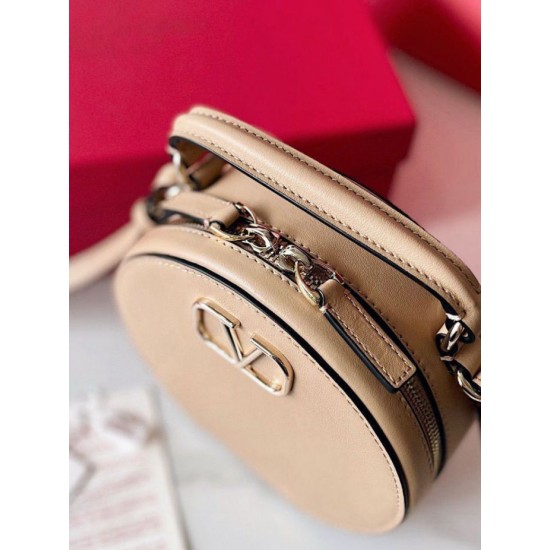 Borsa Replica Mini Valentino VLogo Signature vitello beige qualità specchio Replica Perfette Borsa 1:1 Mini Valentino VLogo Signature vitello beige imitazioni