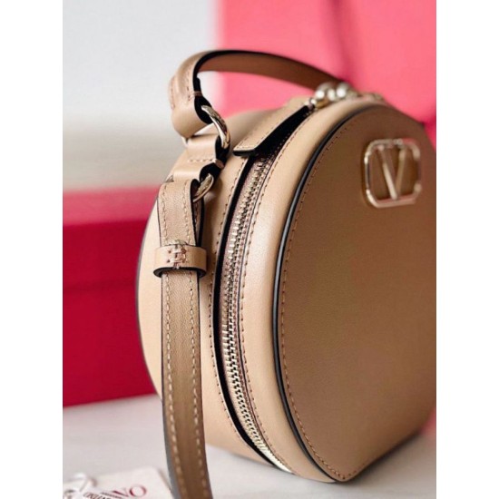 Borsa Replica Mini Valentino VLogo Signature vitello beige qualità specchio Replica Perfette Borsa 1:1 Mini Valentino VLogo Signature vitello beige imitazioni
