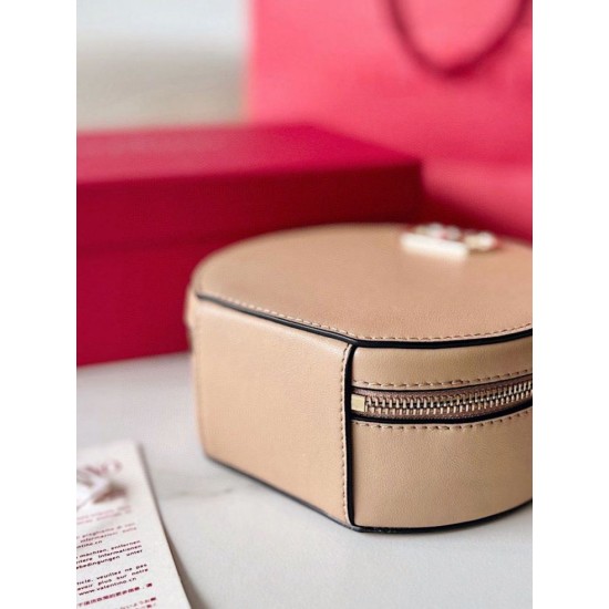 Borsa Replica Mini Valentino VLogo Signature vitello beige qualità specchio Replica Perfette Borsa 1:1 Mini Valentino VLogo Signature vitello beige imitazioni
