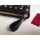 Replica fedele Valentino Rockstud Spike Zip Portafoglio Noir Agnello Riproduzione Fedele fedele Valentino Rockstud Spike Zip Portafoglio Noir Agnello imitazioni