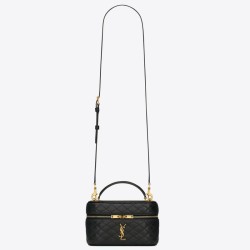 Borse mini Saint Laurent Gaby Vanity agnello nera
