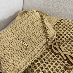 Riproduzione Fedele Saint Laurent Icare Maxi Shopping Borse Replica Naturel Raffia imitazioni