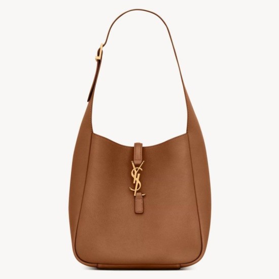Replica Borsa hobo piccola Saint Laurent Le 5 À 7 Supple marrone Riproduzione Fedele Borsa hobo piccola Saint Laurent Le 5 À 7 Supple marrone imitazioni
