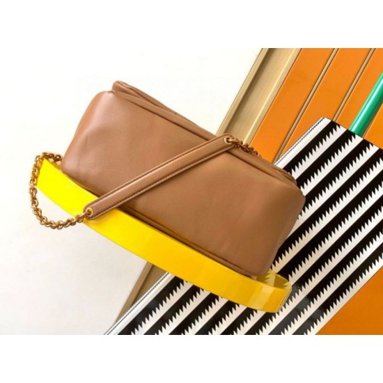 Replica Borse piccola Saint Laurent Jamie 4.3 agnello marrone Riproduzione Fedele Borse Replica piccola Saint Laurent Jamie 4.3 agnello marrone imitazioni