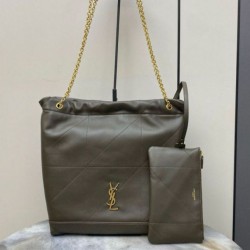 Replica Borse Imitazioni Saint Laurent Jamie 4.3 Pochon agnello verde kaki Riproduzione Fedele Borse Imitazioni Saint Laurent Jamie 4.3 Pochon agnello verde kaki imitazioni