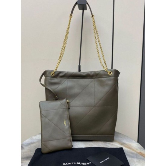 Replica Borse Imitazioni Saint Laurent Jamie 4.3 Pochon agnello verde kaki Riproduzione Fedele Borse Imitazioni Saint Laurent Jamie 4.3 Pochon agnello verde kaki imitazioni