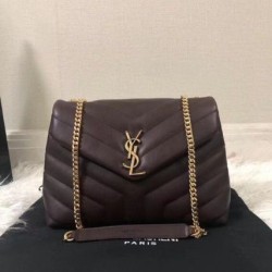 Replica Borse piccola Saint Laurent Loulou matelassé bordeaux Riproduzione Fedele Borse Replica piccola Saint Laurent Loulou matelassé bordeaux imitazioni