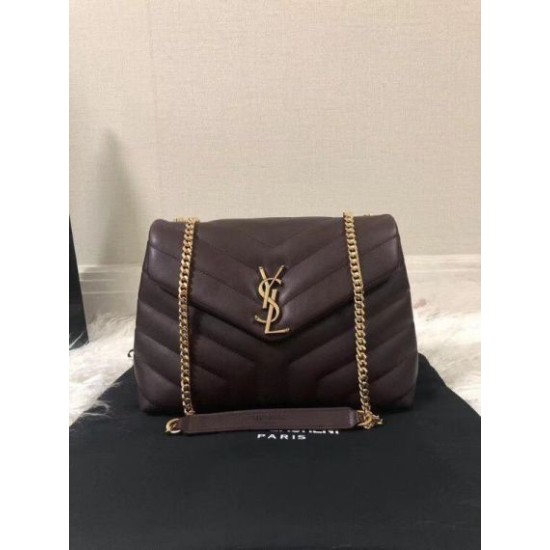 Replica Borse piccola Saint Laurent Loulou matelassé bordeaux Riproduzione Fedele Borse Replica piccola Saint Laurent Loulou matelassé bordeaux imitazioni